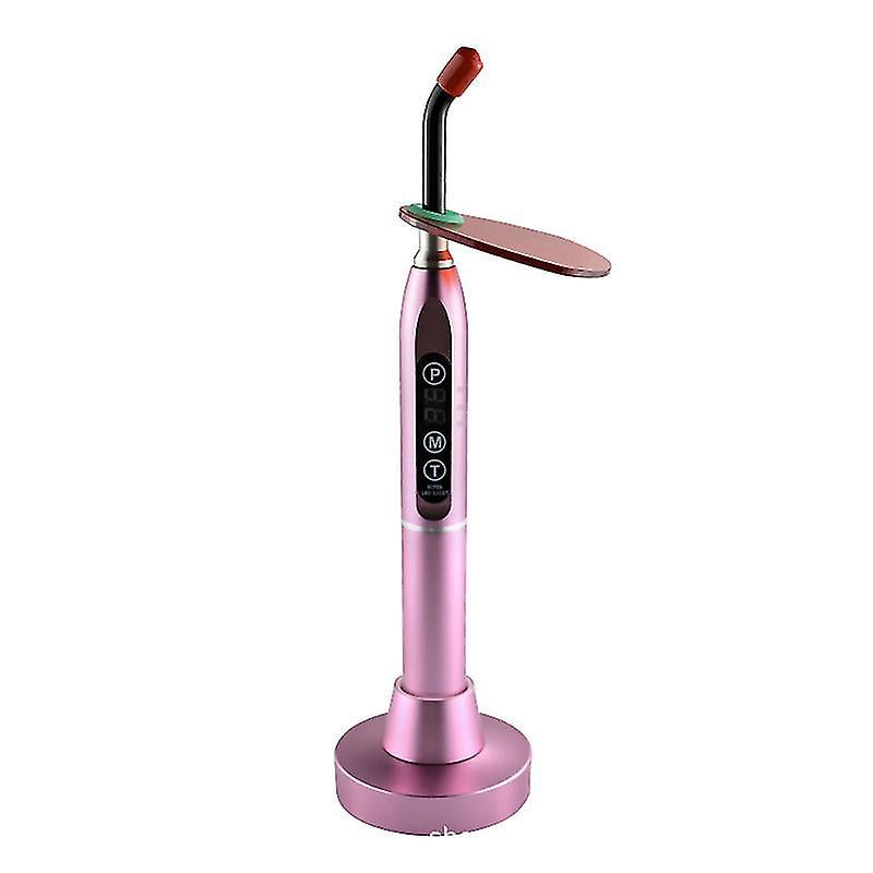 Unbrand Dental Light Curing Machine Metal Led Oral Light Curing Lamp Dental Materials Dental Equipment pink