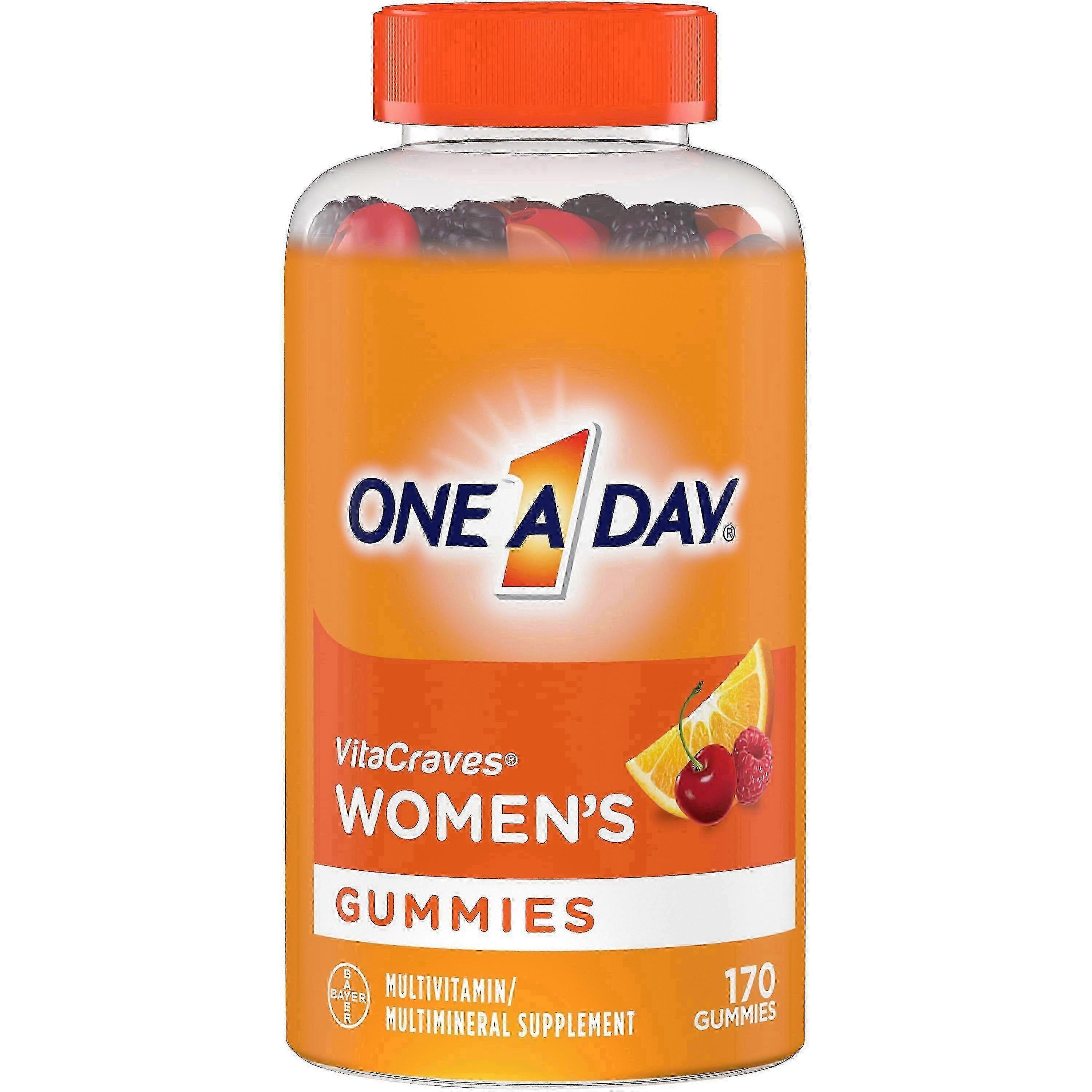 One A Day Women's Vitacraves, Multivitamins For Women, Gummies, 170 Ea