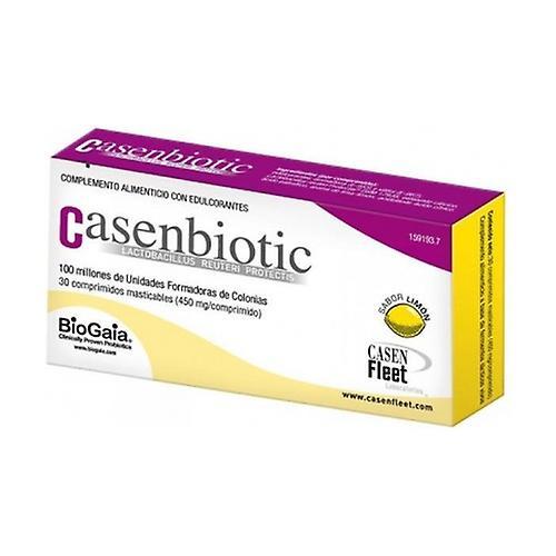 Casen Recordati Casenbiotic Lemon Flavor 30 Tablets (Lemon)