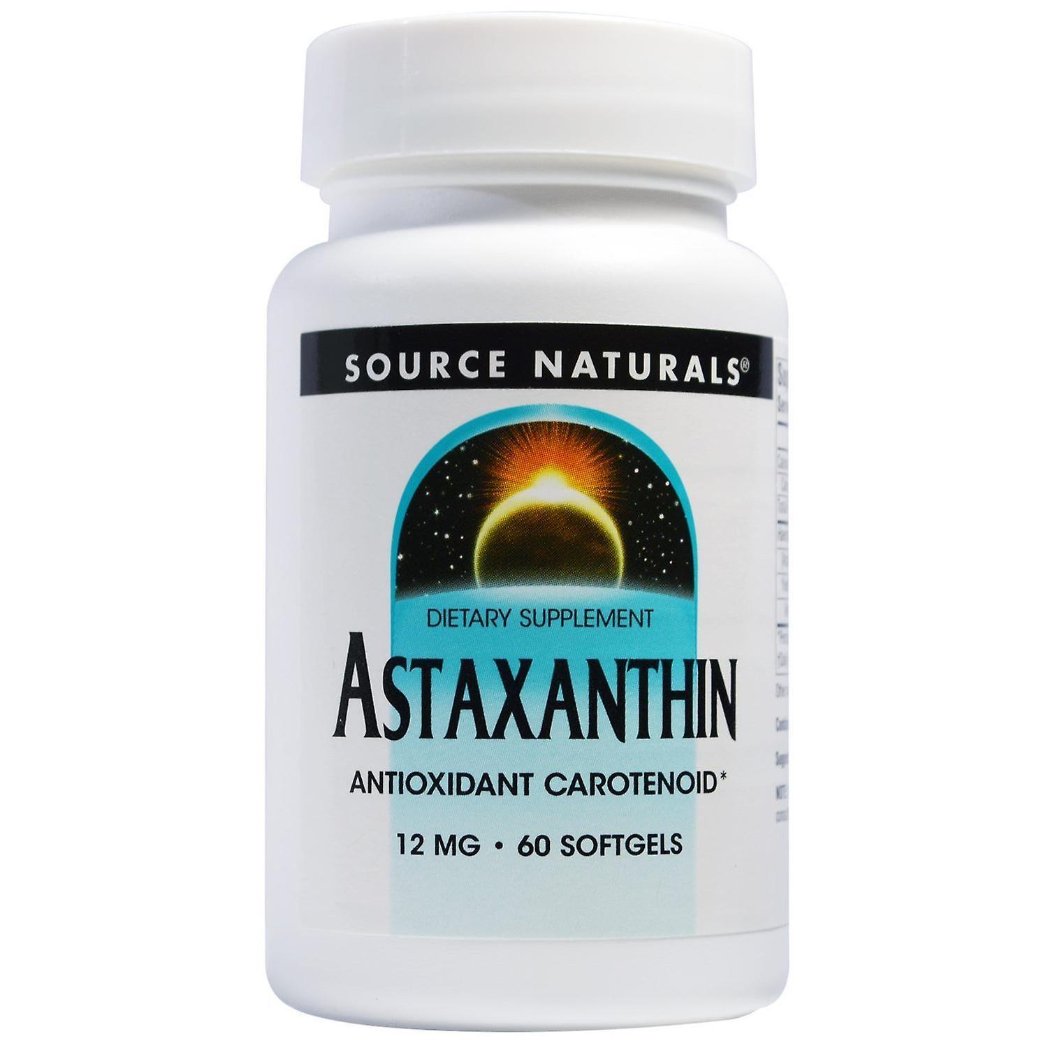 Source Naturals, Astaxanthin, 12 mg, 60 Softgels