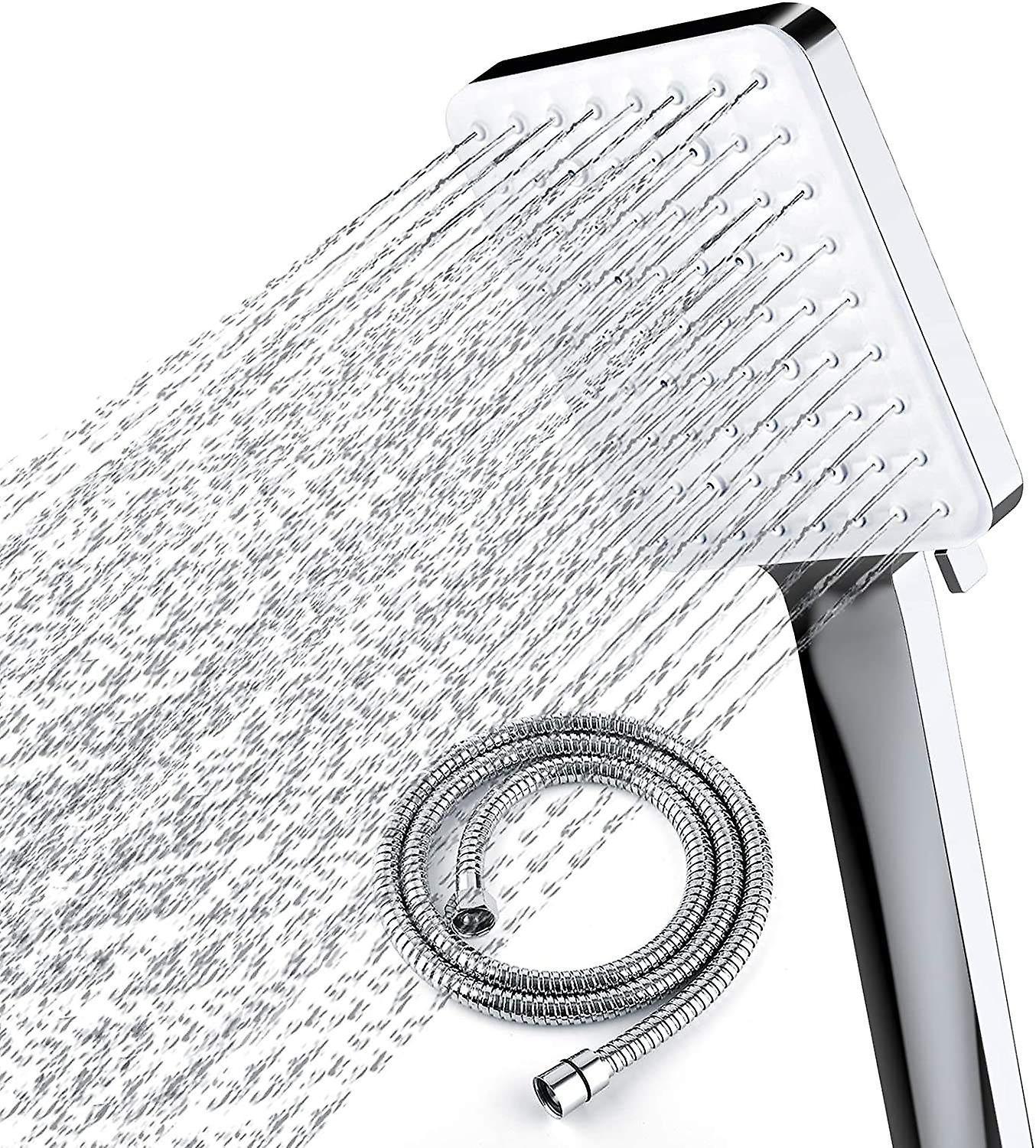 unbrand Shower Head With Hose, High -Pressure Shower Head With 1.5 M Hose, Universal And Flexible Shower Hea