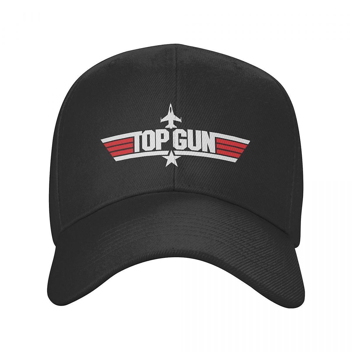 Jhshop Classic Maverick Film Top Gun Baseball Cap Adult Unisex Adjustable Dad Hat for Men Women Hip Hop Black