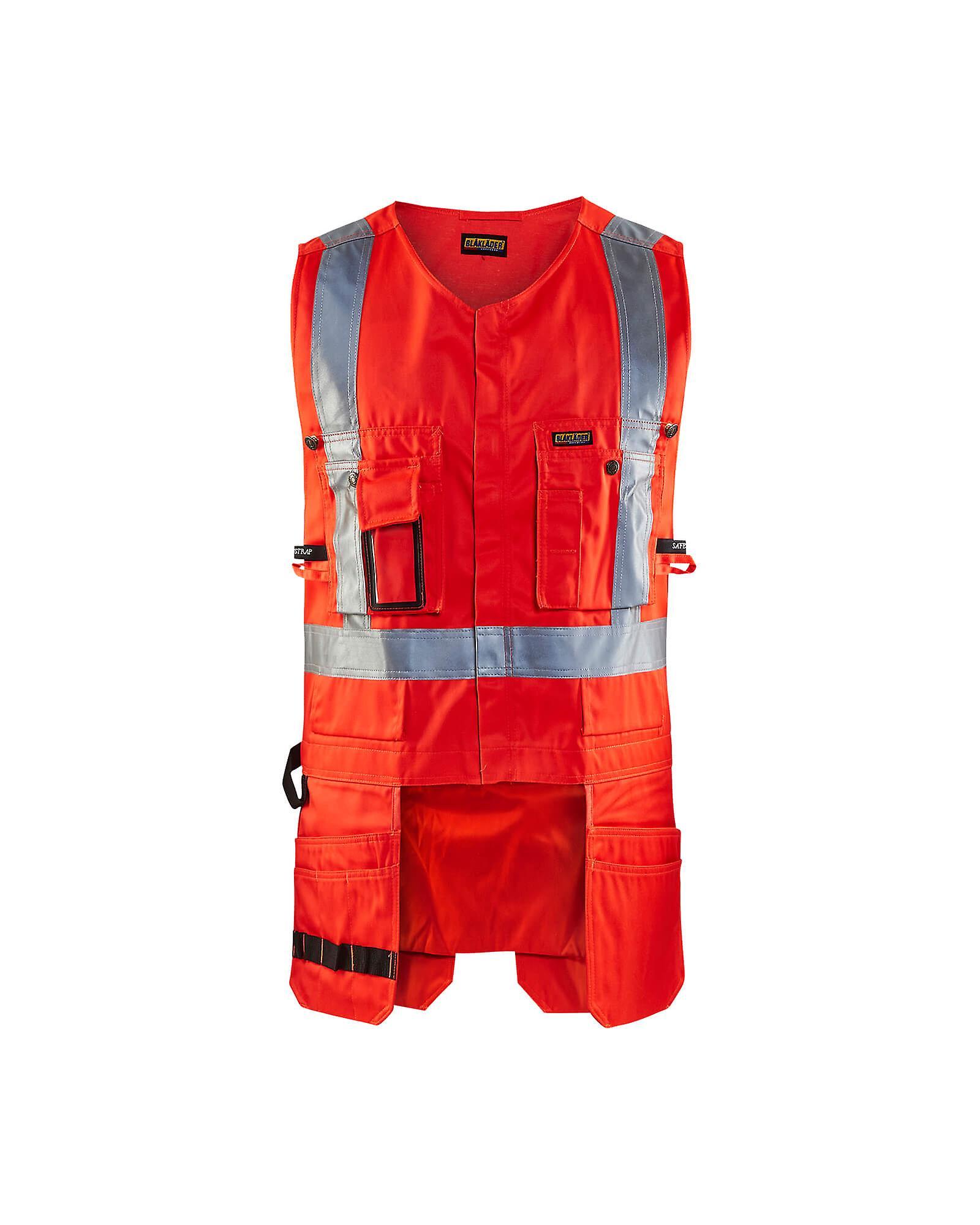 Blaklader 3027 tool vest hi-vis - mens (30271804) Hi-vis red M