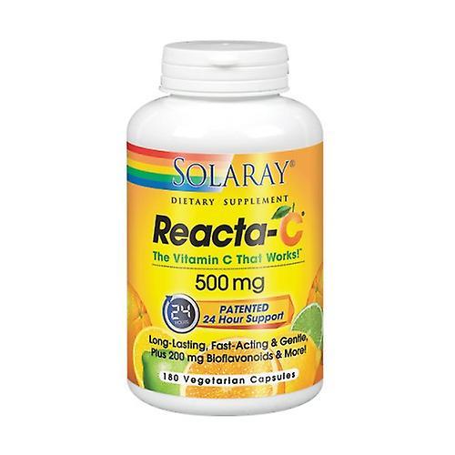 Solaray Reacta-C, 500 mg, 180 Caps (Pack of 1)