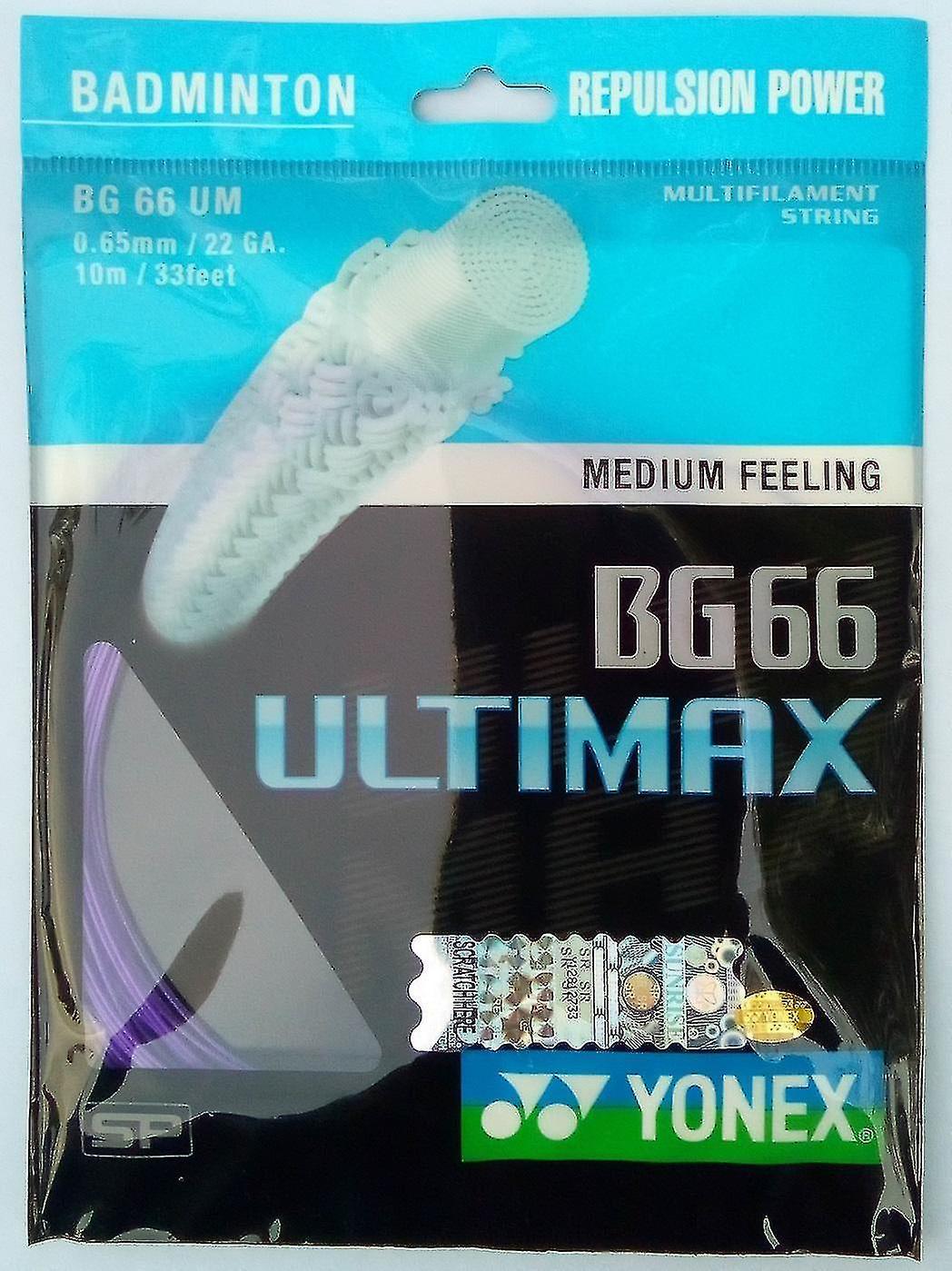 Ssylune Yonex Badminton String Bg66 Ultimax (0.65mm) Purple