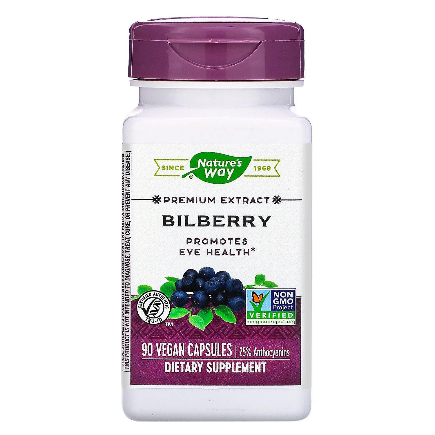 Nature's Way, Bilberry, 90 Vegan Capsules