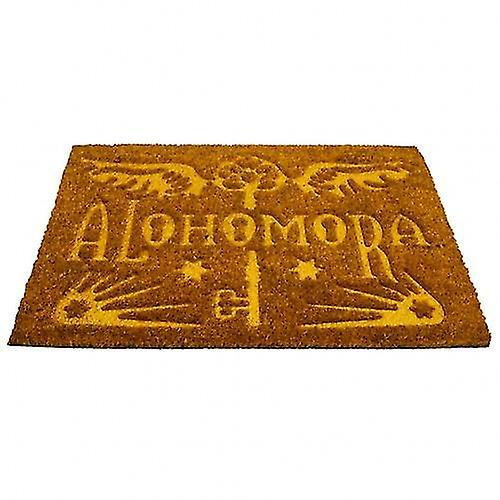 Harry Potter Alohomora Embossed Door Mat Brown/Yellow One Size