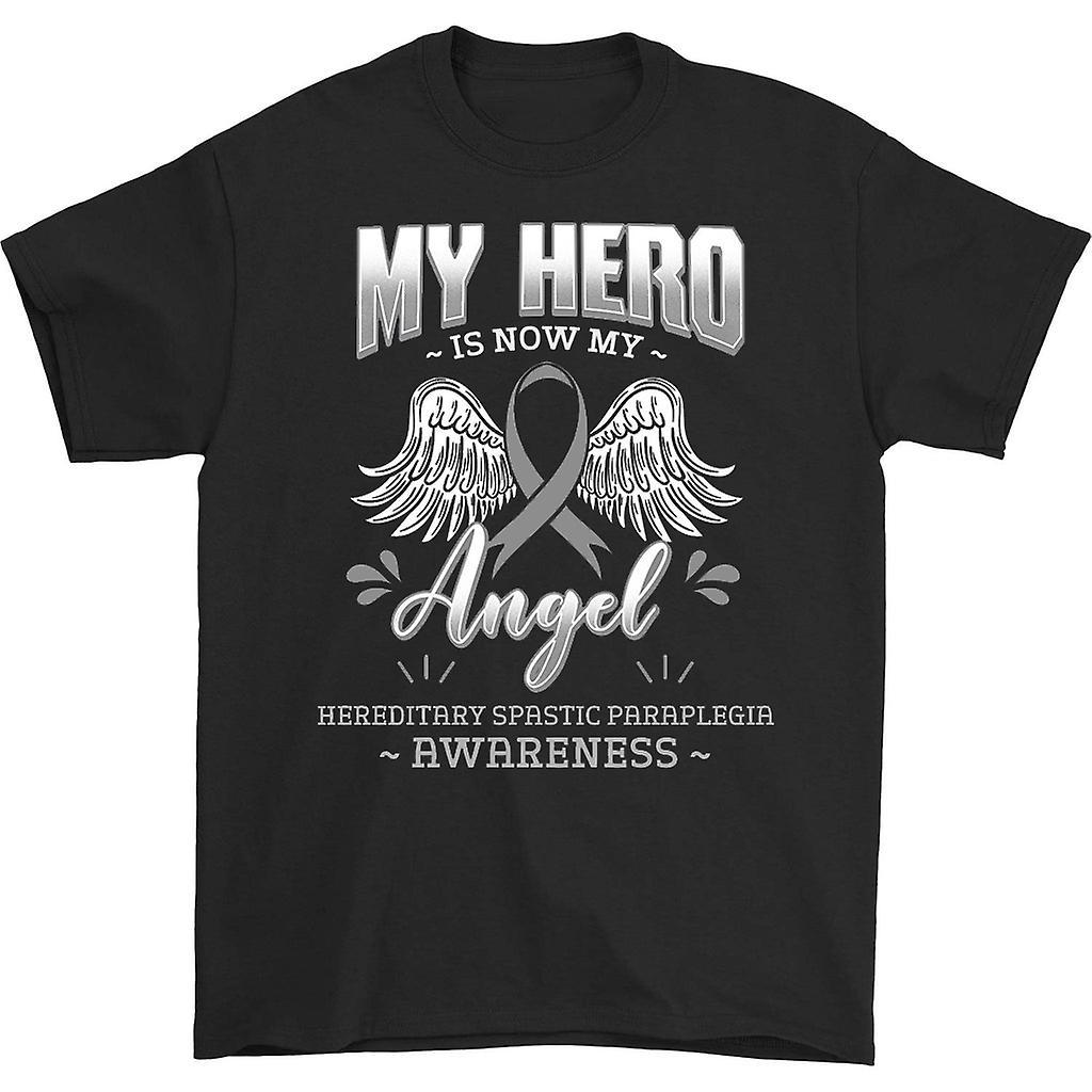 HISHARK My hero is now my angel 2 t-shirt black XL