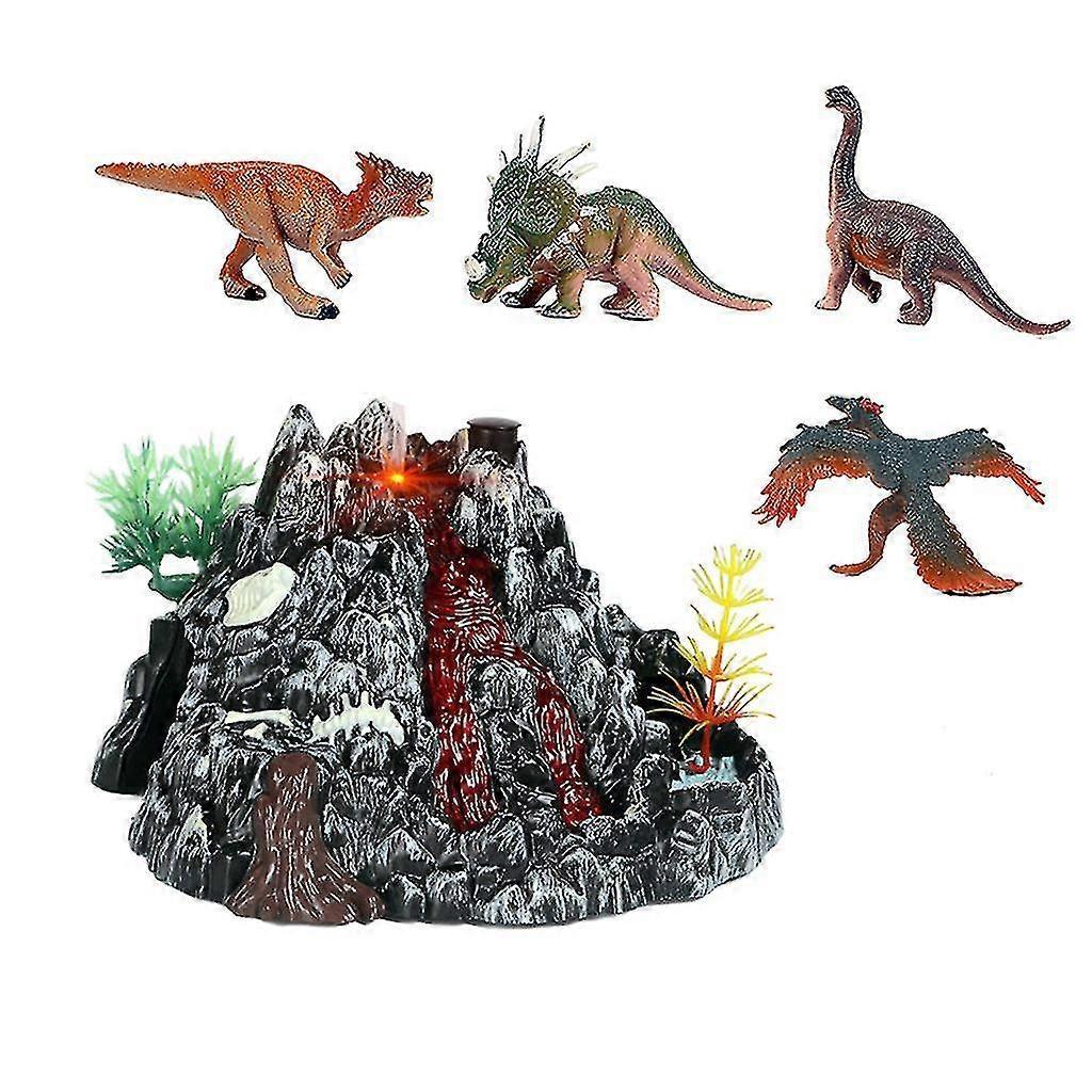 Dilande Electric Volcano Kit With Red Sound Erupting Volcanos For Xmas - A B