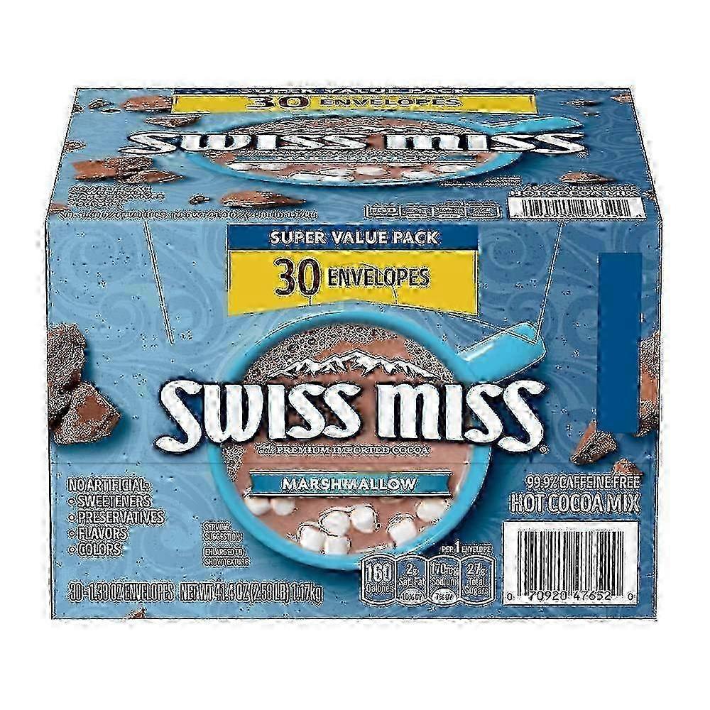 Swiss Miss Classics Hot Chocolate Mix With Marshmallows Box, 30 Packets, 1 Ea