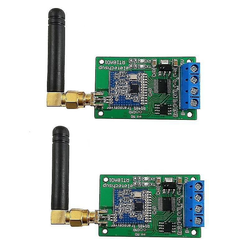 JUMPHERO 2pcs Rt18a01 Rs485 Transceiver Wireless Repeater 485 Master-slave Control 433m 868m Uhf Module, 43