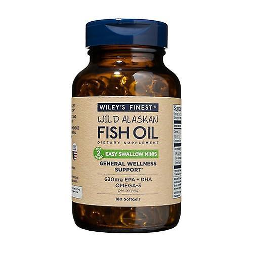 Wileys Finest Wiley's Finest Wild Alaskan Fish Oil Easy Swallow Minis 180 Mini Softgels