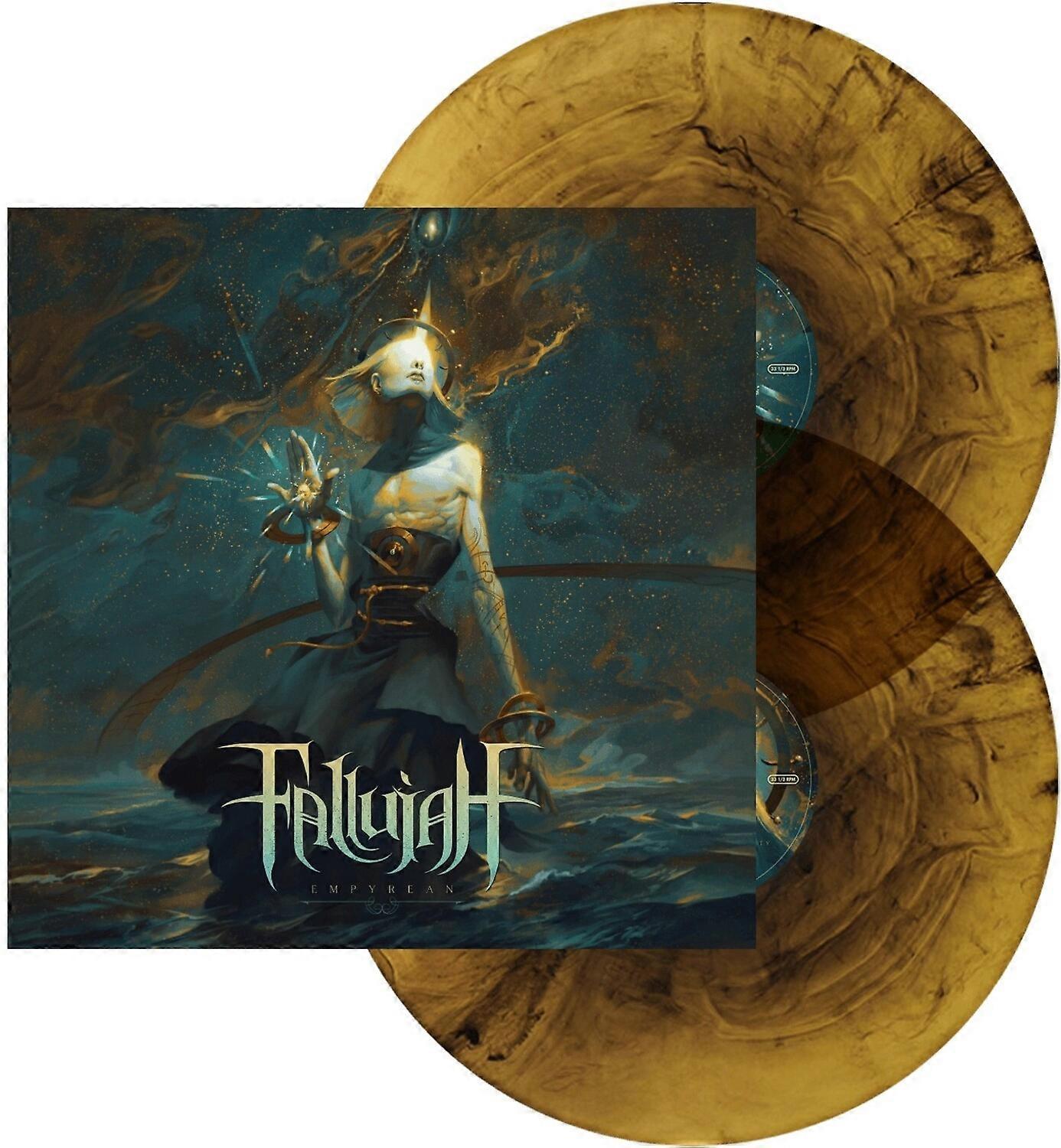 Nuclear Blast Fallujah - Empyrean - Gold & Black Galaxy  [VINYL LP] Black, Colored Vinyl, Gold USA import