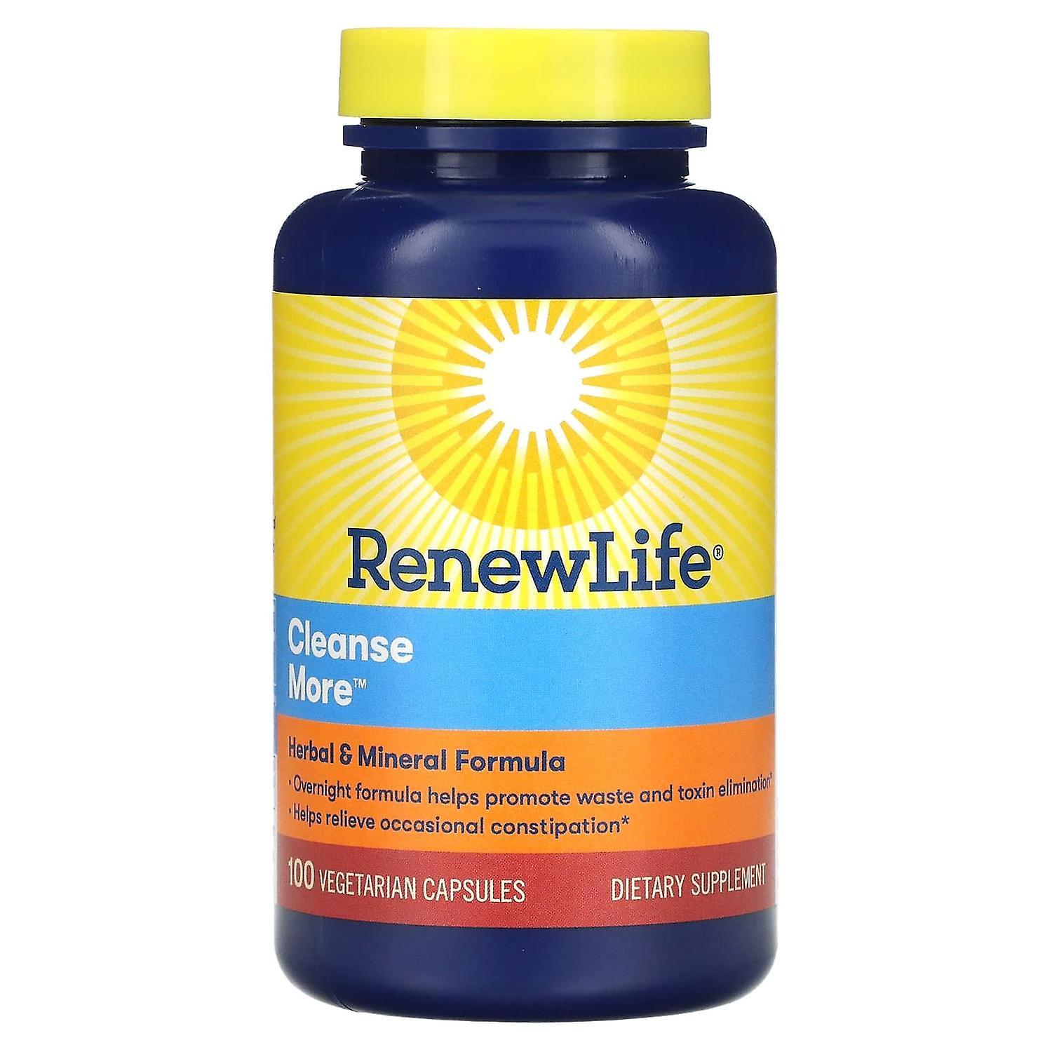 Renew Life, CleanseMore, 100 Vegetarian Capsules