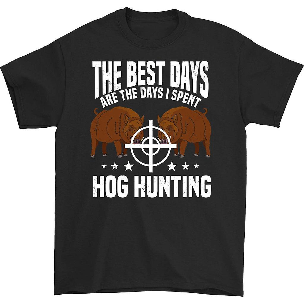 HISHARK The best days are the days i spent t-shirt black S