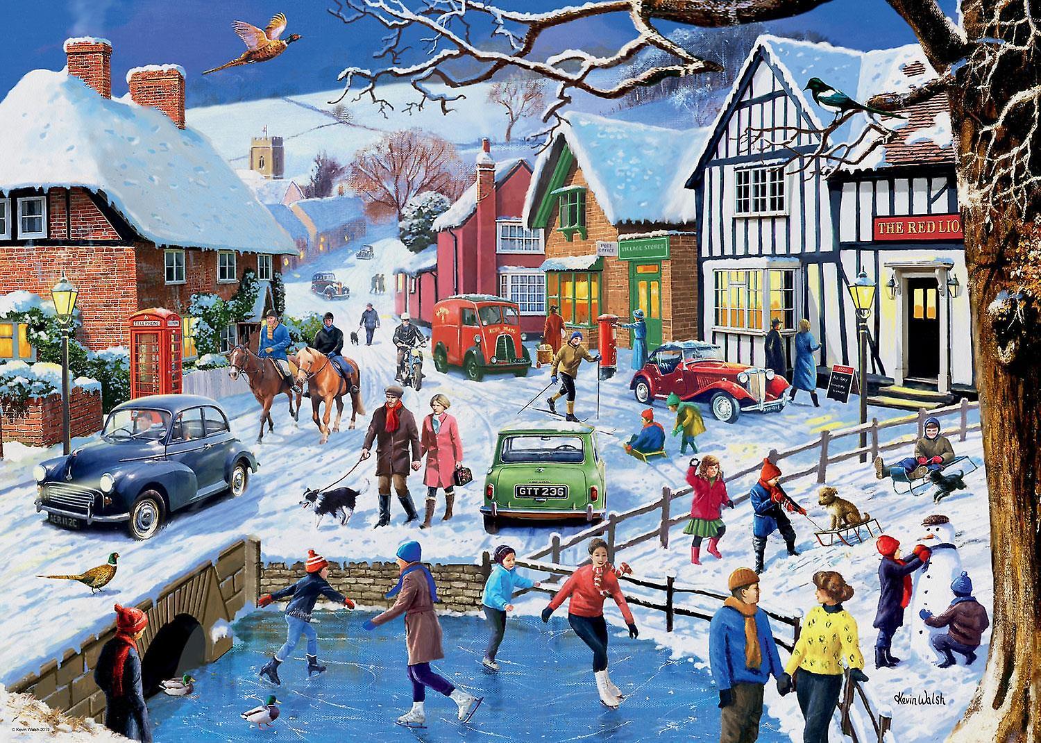 Ravensburger Leisure Days No 3 The Winter Village Jigsaw Puzzle (1000 Pieces)