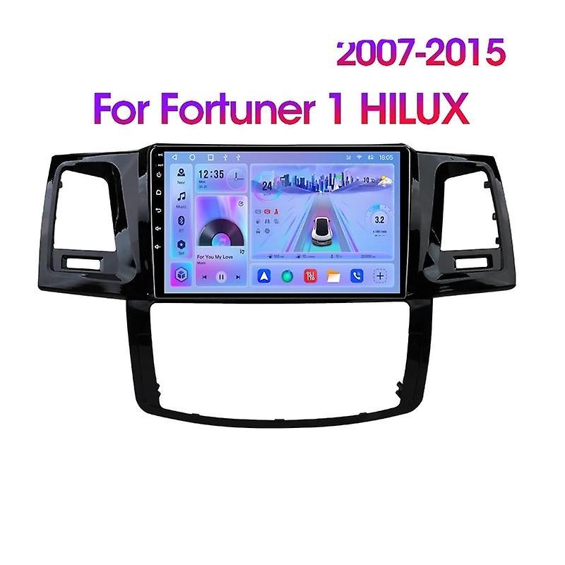 JIULUNET For Toyota Fortuner HILUX Revo Vigo 2007-2015 Stereo Multimedia Player Android 12 Navigation Carplay