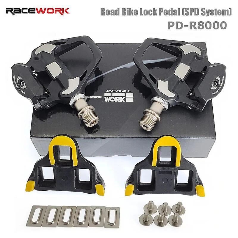 Racework Ultegra Pd-r8000 Pd-r550 Road Bicycle Pedals Bikes Ultra Light Clipless Pedals With Sm-sh11 Cleats Cycling Pedal Parts RACEWORK R8000