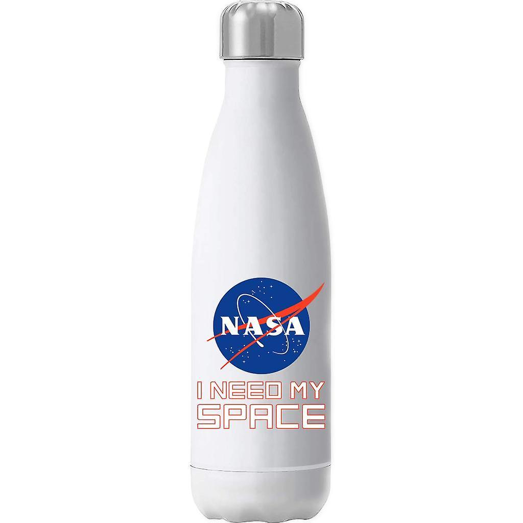 NASA I Need My Space Insulated Stainless Steel Water Bottle White 500ml