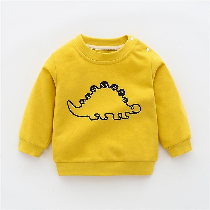 Slowmoose Cotton Suit Hoodie Top For Newborn / Yellow1 3T