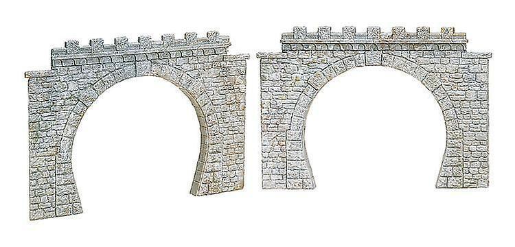 Faller FA120565 Double Track Tunnel Portals (2) HO (1:87) Buildings [HO] Scale model