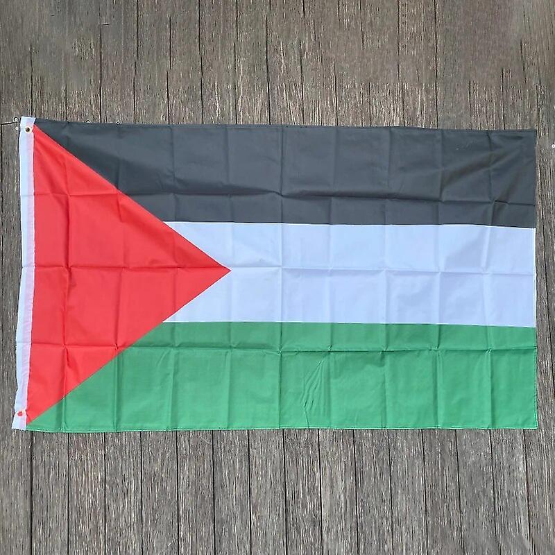 Scitoo Large Palestine Flag Polyester 150 X 90cm Gaza Palestinian  Banner 60 x 90cm