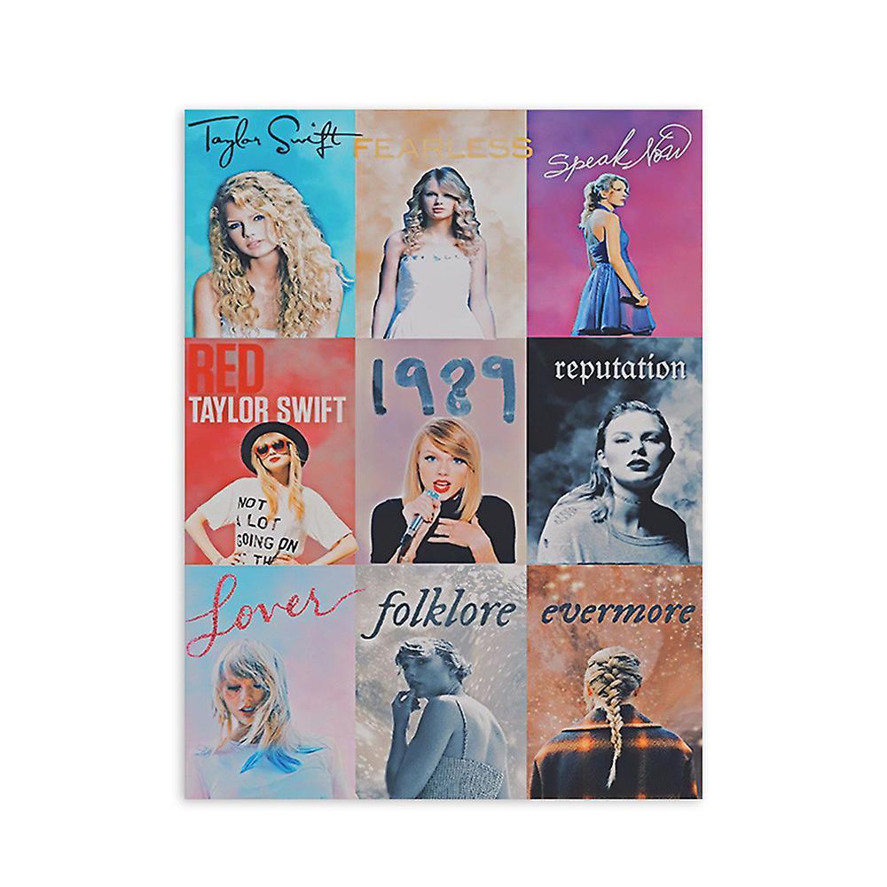 Vicbuy Gifts Poster Home Decor Taylor Swift Music Poster Pop Female Singer Album Poster Wall Art Bedroom Living Room Ornament P