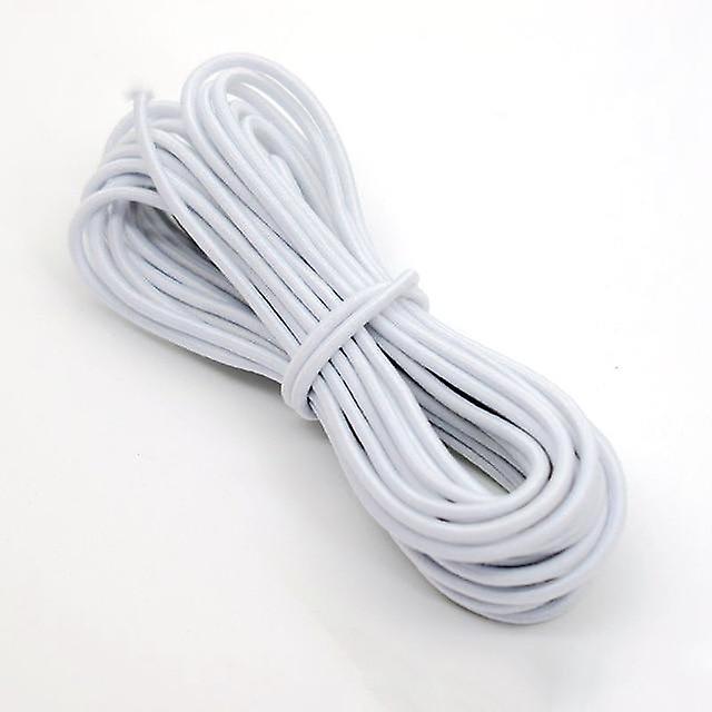 Slowmoose Strong Elastic Rope Bungee Shock Cord - Stretch String white 10 meter / Diameter 4mm