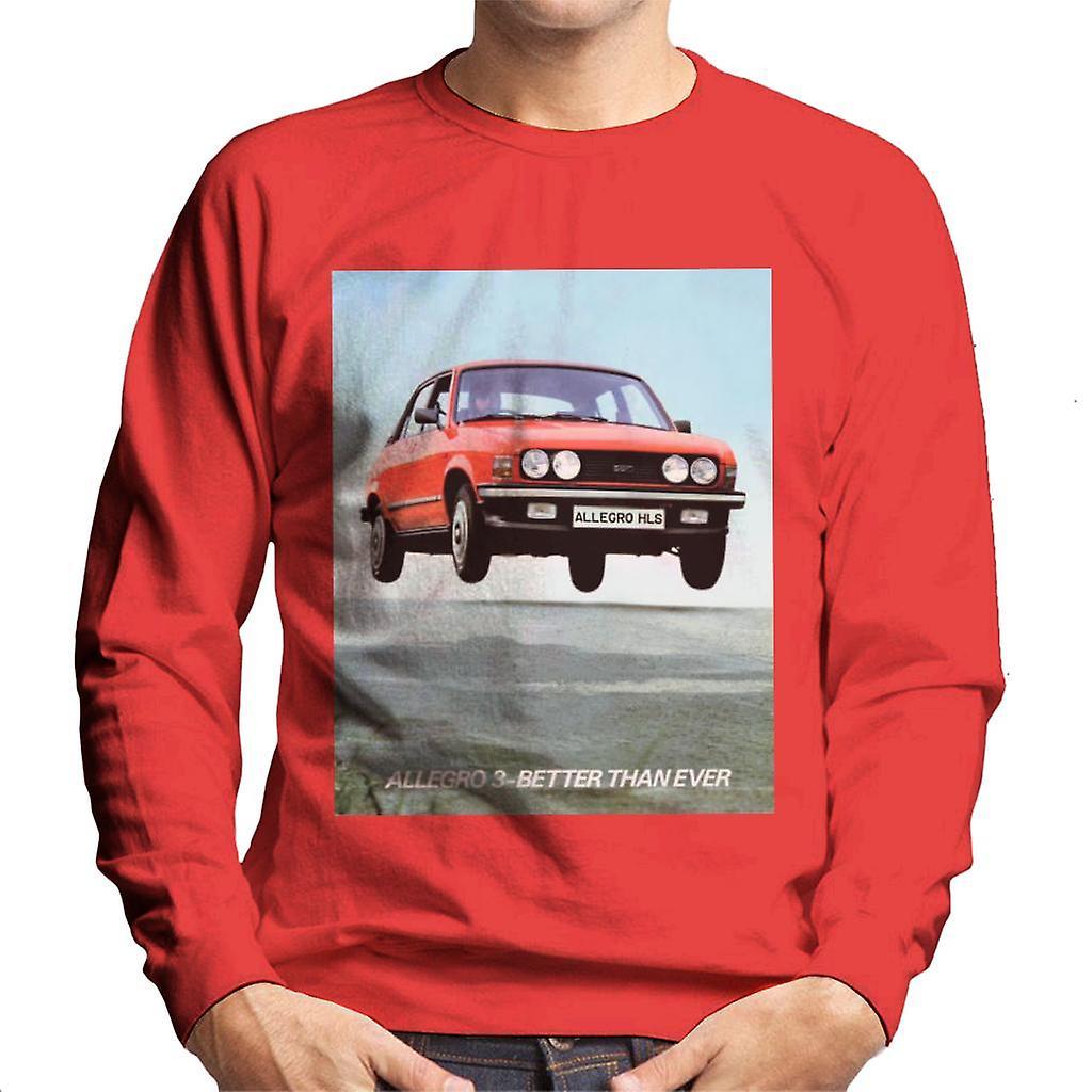 Austin Allegro 3 Better Than Ever British Motor Heritage Men's Sweatshirt Red XX-Large