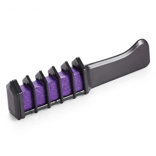 Slowmoose Mini Disposable Hair Color Dye Comb For Personal Salon Temporary Crayons Hair Purple