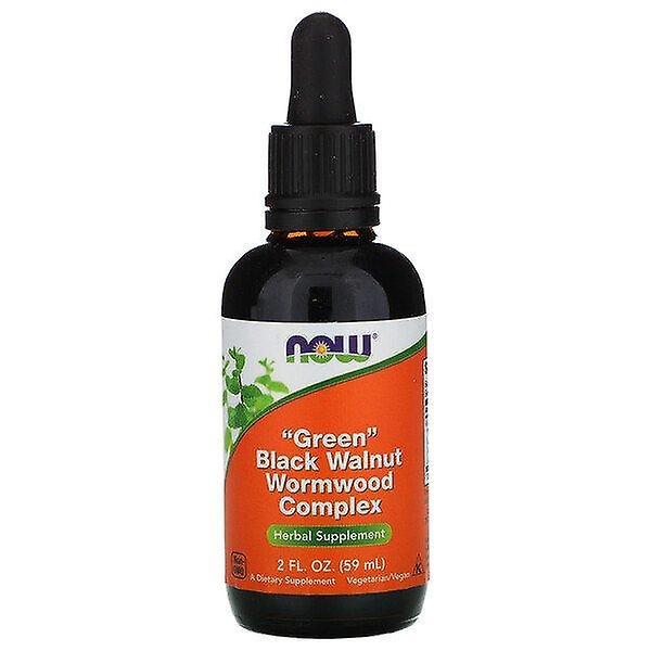 Now Foods, Green Black Walnut Wormwood Complex, 2 fl oz (59 ml)