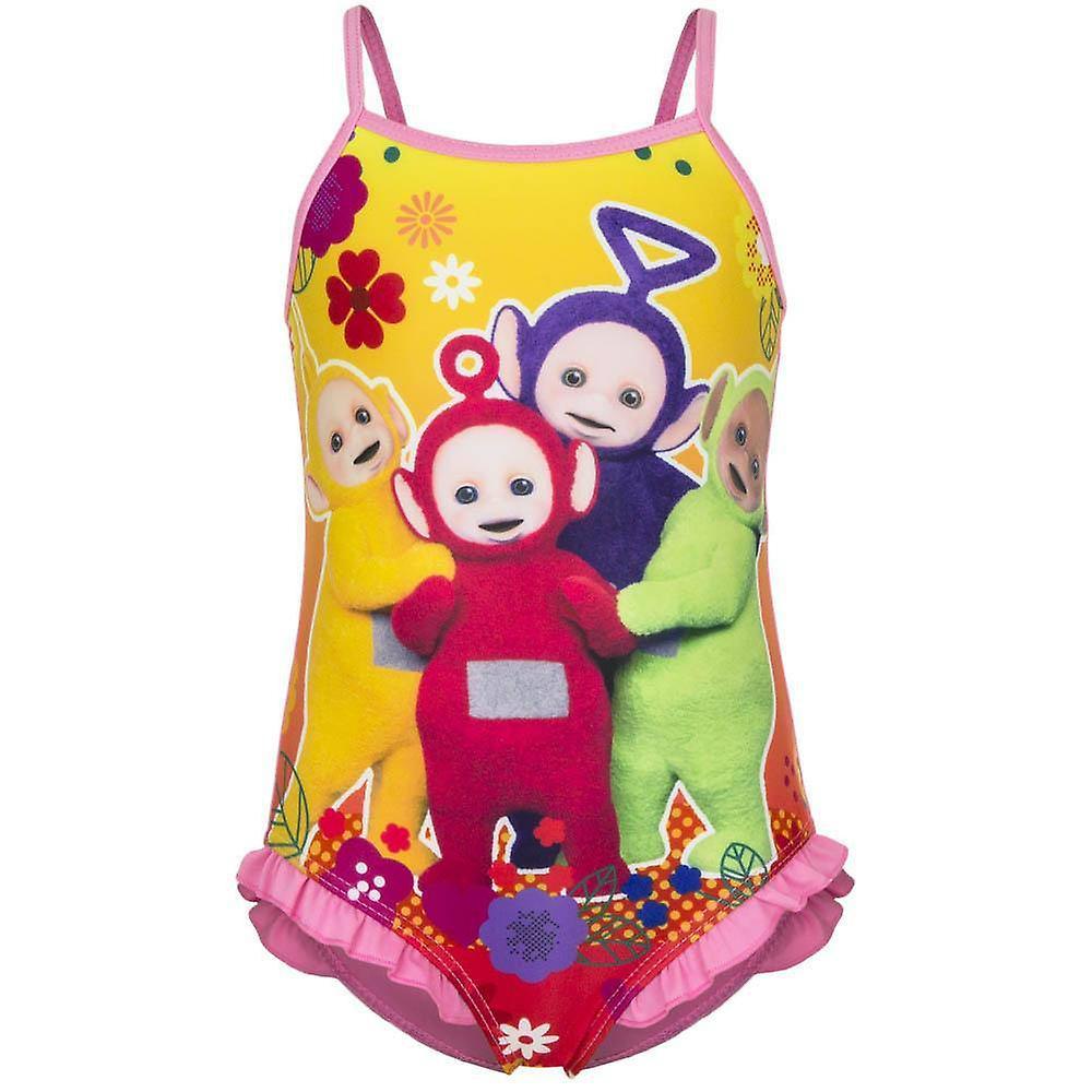 Teletubbies kids swimsuit swimming Pink 5-6 years