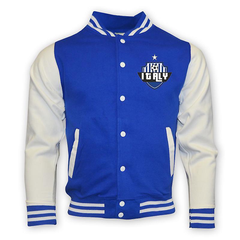 Gildan Italy College Baseball Jacket (blue) Medium (38-40 inch)