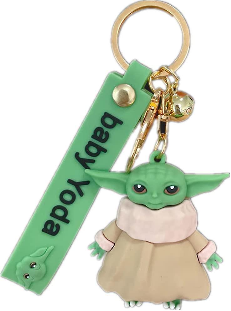 Heytea Star Wars Yoda Baby Doll Keychain Doll Keychain Pendant Backpack Creative Pendant Car Keychain Smile Yoda Baby Smile Yoda Baby -