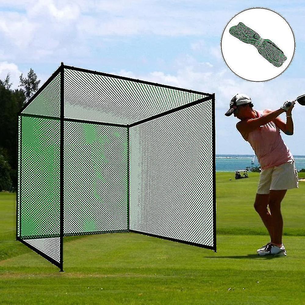 Banmo 1pcs 3*3m Golf Net Golf Hitting Practice Net Golf Hitting Training Net For Practice Driving Indoor Outdoor