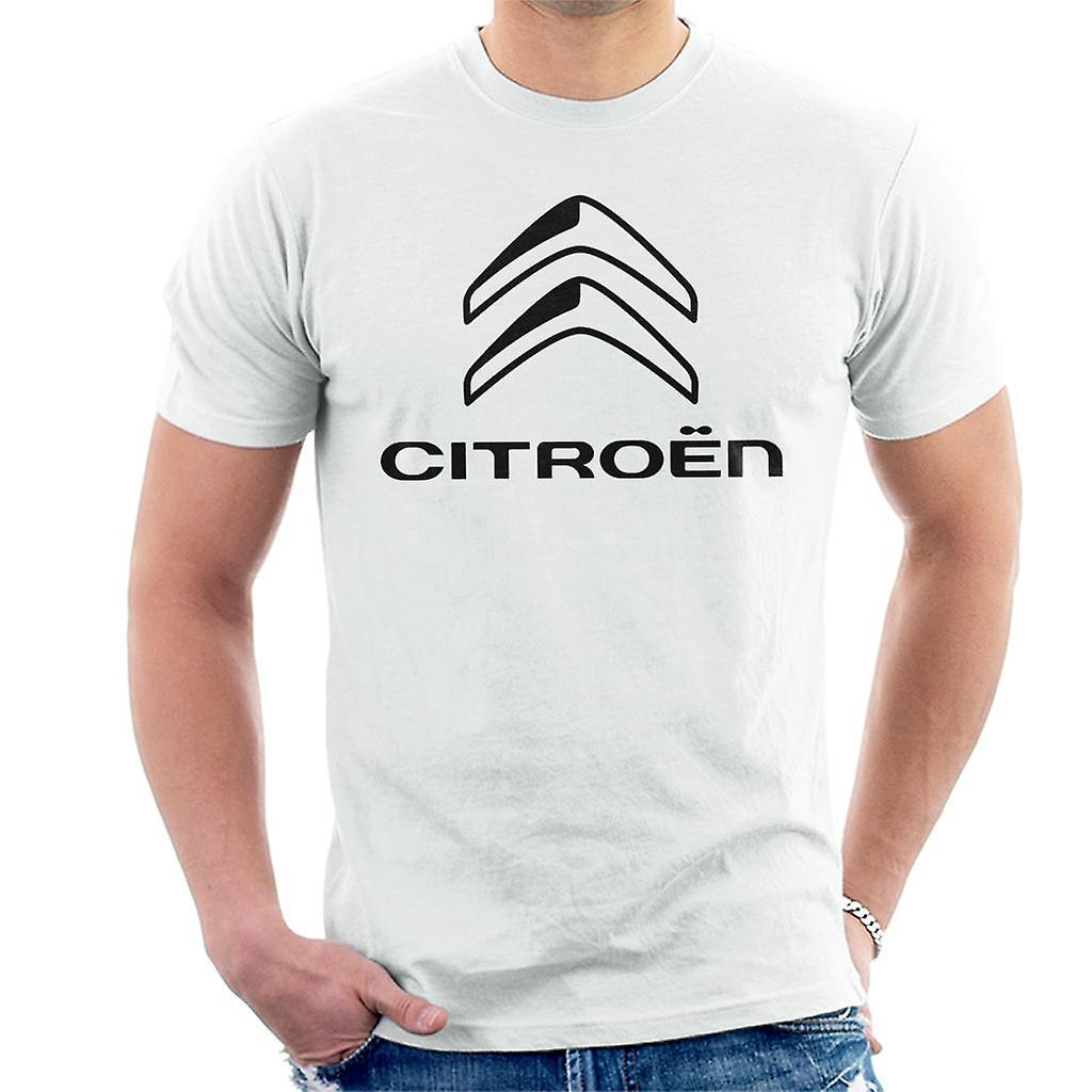 Citro�n Citroen 2016 Black Logo Men's T-Shirt White XX-Large