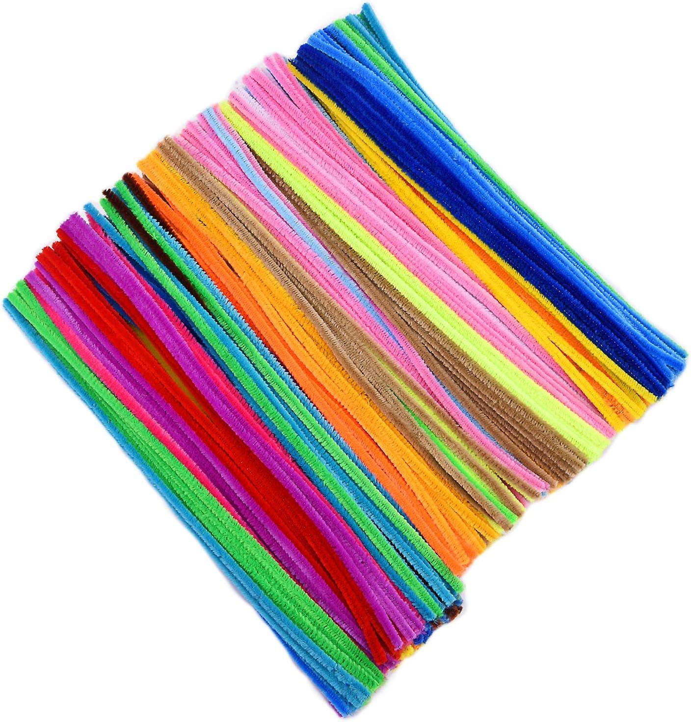 Heytea 400 Pieces Colored Pipe Cleaners Chenille Stems for DIY Art Craft Handicrafts Decorations (6 mm x 12 inch)