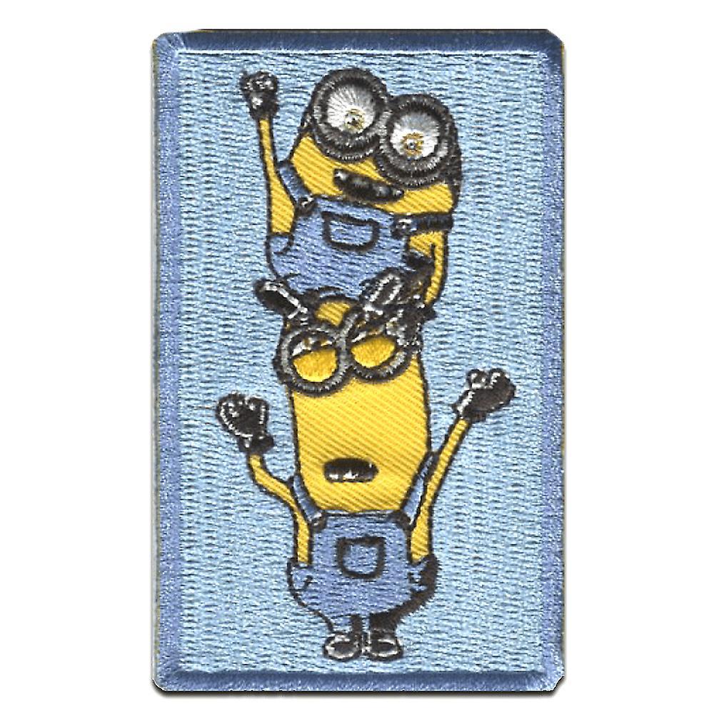 Patch / Iron-on patch - MINIONS Me – Despicable Me "BOB & KEVIN" - blue - 8x5cm - Iron-on patches