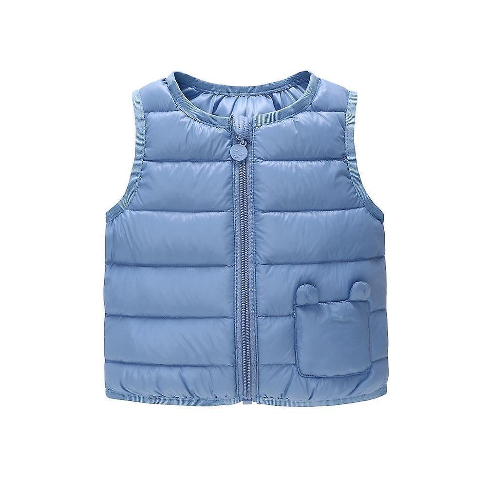 Slowmoose Winter Worm Bomber Vest Jackets Blue 24M