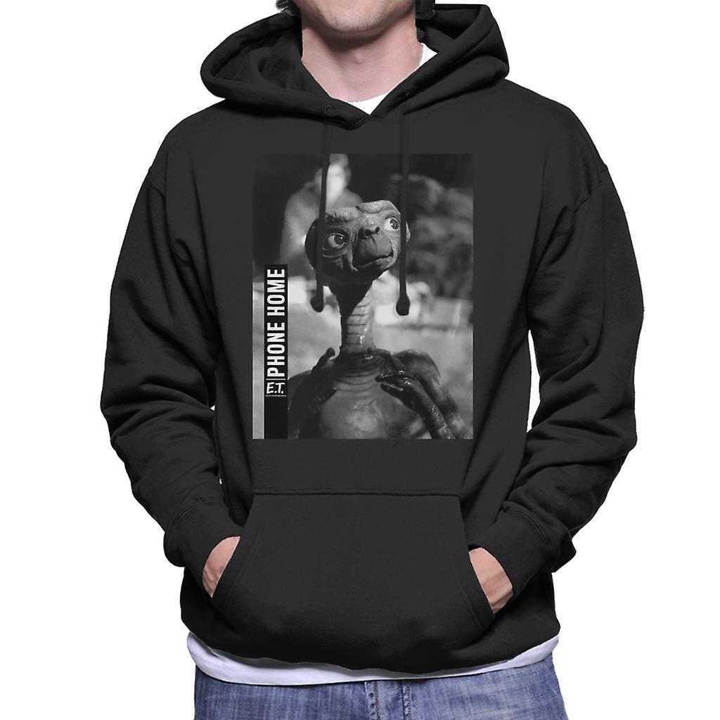 E.T. E.T. Phone Home Cinematic Shot Men's Hooded Sweatshirt Black X-Large