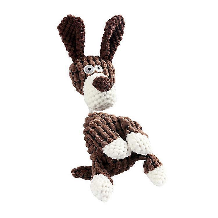 Bod Indestructible Robust Donkey, Squeaky Dog Toys For Aggressive Chewers Brown