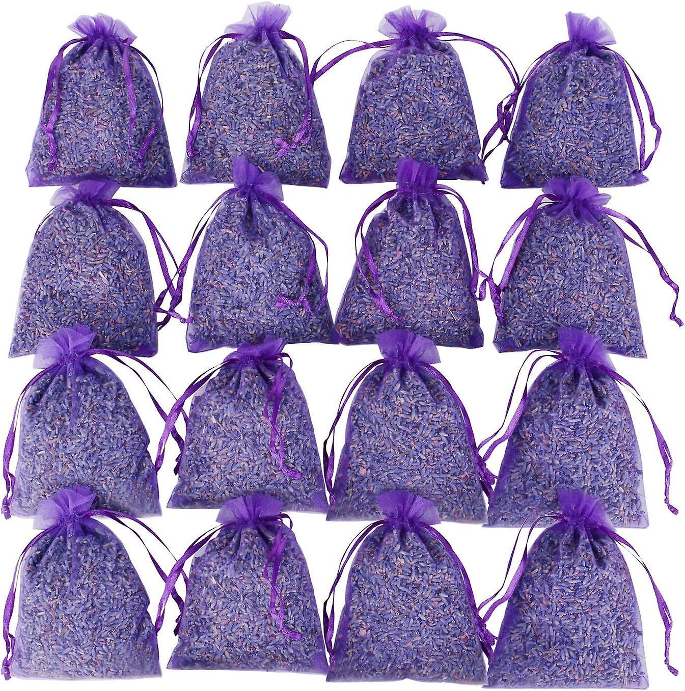 Sachets Craft Bag 16 Packs Lilac Scented Sachets For Drawer And Closet, Long-lasting Sachets Bags Air Freshener, Fresh Scents Potpourri Bags Home F...