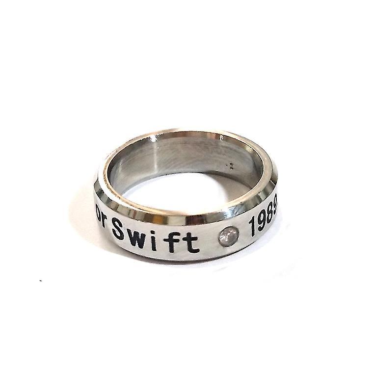 Jnnjv Taylor Swift Taylor Swift Stainless Steel Ring With Diamonds Taylor diamond ring