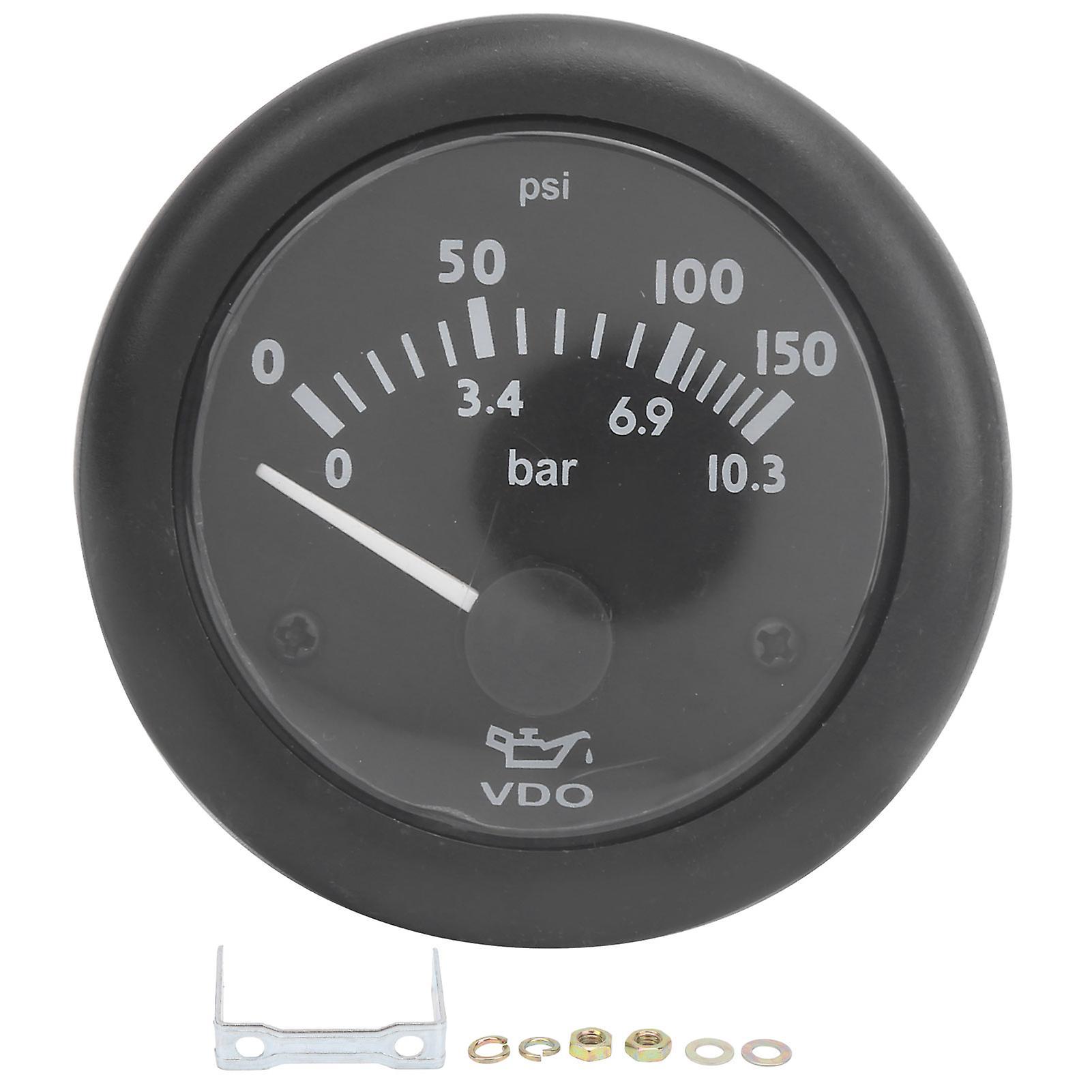 52mm 0-150psi DC24V Diesel Engine Oil Pressure Gauge