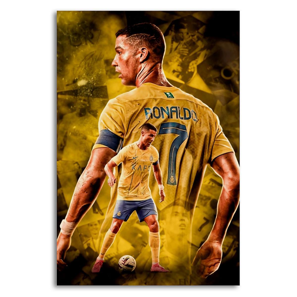 Gamurry Football Star RONALDO 7 Cover Canvas Poster Bedroom Sports Landscape Office Room Perfect for any Room Decor Gift Posters (unframed) No Fram...