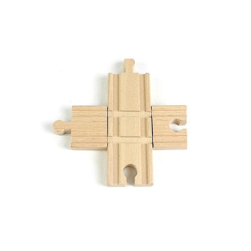 Slowmoose All Kinds Wooden Railway Train Track Parts Toy Accessories cross track