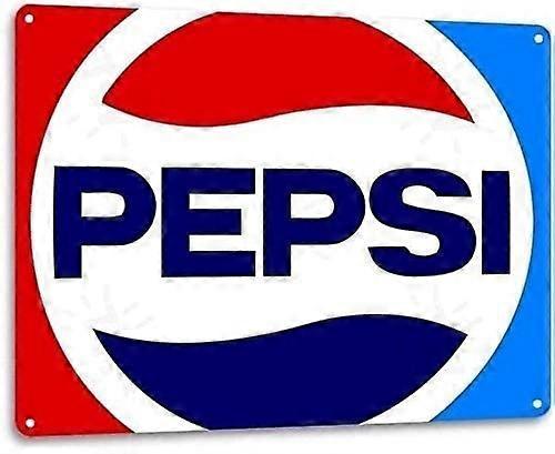 LINCMAN Pepsi Cola Soda Pop Advertising Vintage Retro Wall Decor Metal Tin Sign TIN Sign 7.8X11.8 INCH G99 7.8inch*11.8inch