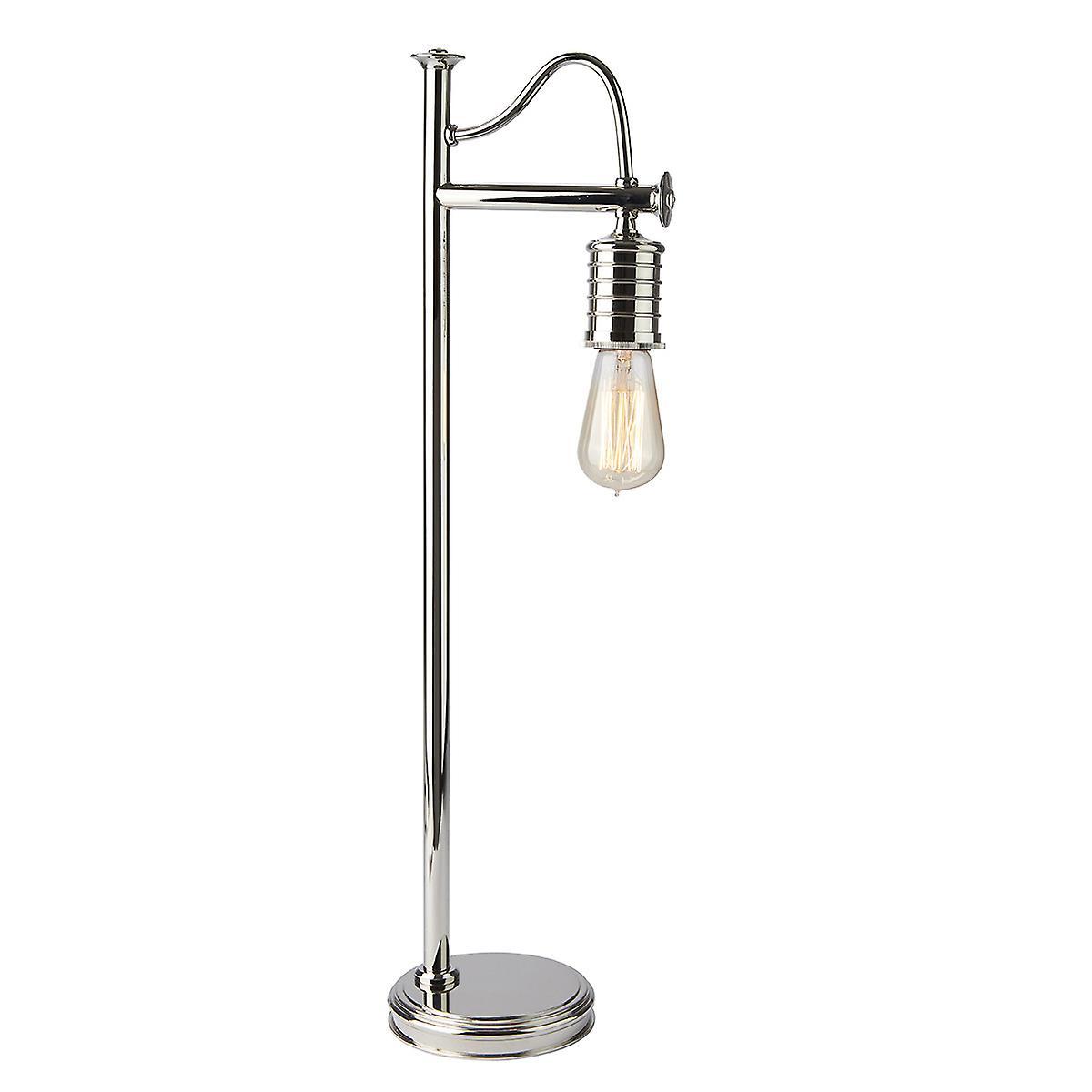 Douille 1 Light Table Lamp Polished Nickel E27