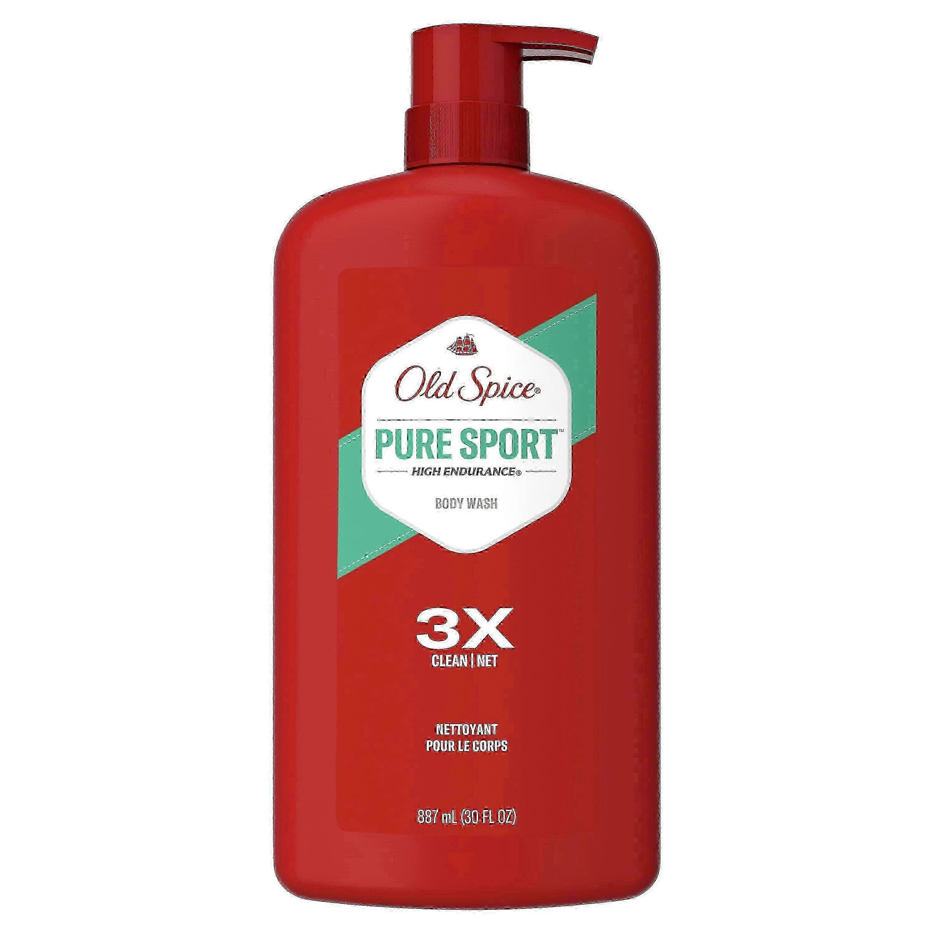 Old Spice High Endurance Body Wash For Men, Pure Sport, 30 Oz