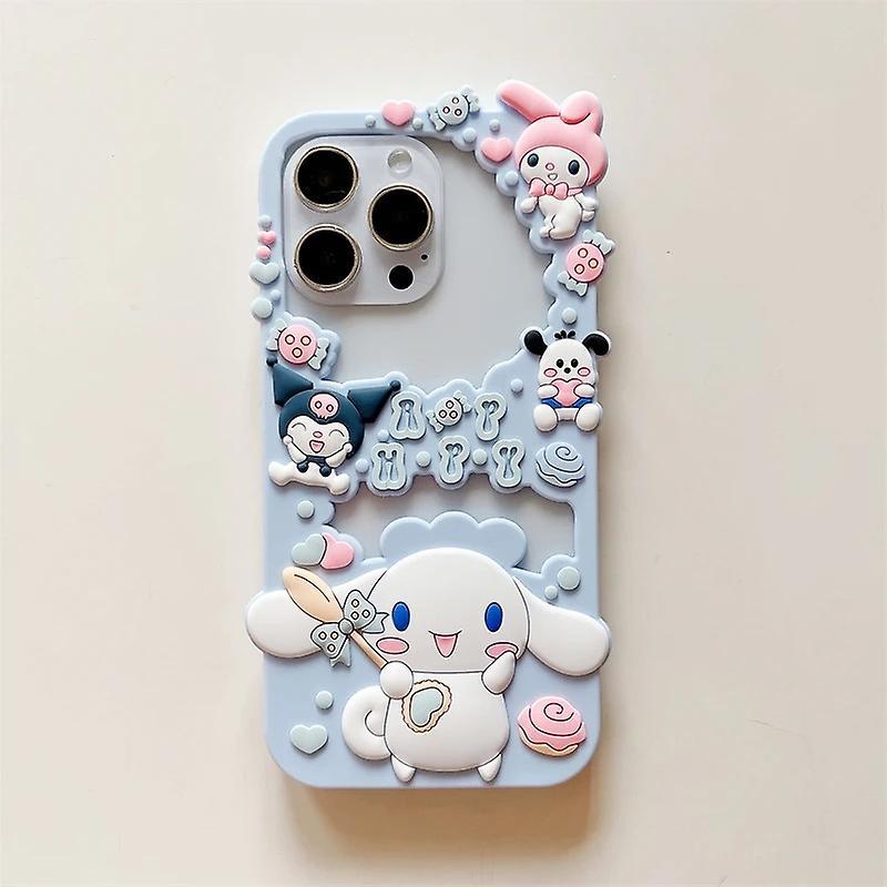 Hcankcan New Kawaii Kuromi Cinnamoroll Mobile Phone Case Sanrio iPhone 14 13 12 11 Plus Pro Max Protective Shell Girls Christmas Gifts YGG iPhone11...